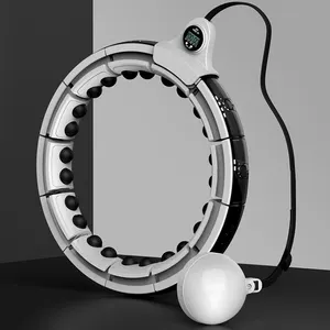 热卖自动旋转箍可拆卸戒指Smart计数呼啦圈环用健身球