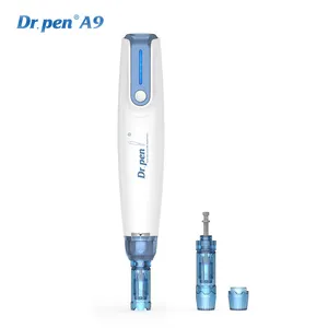 2024 New derma pen A9 Developed Microneedling Pen with Anti Back-flow Needle Cartridge Anti-Wrinkle Anti aging