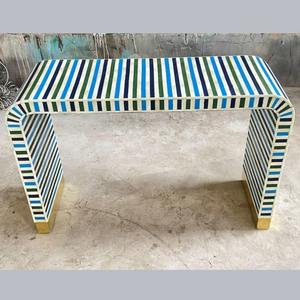 Table basse en os incrusté écologique, meubles faits à la main décoratifs pour la décoration du salon, décoration de la maison de qualité d'exportation - Product Image 3