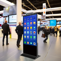 Pantalla LCD de Señalización Digital Inteligente con Pantalla Táctil de 32 43 49 55 65 Pulgadas, Montada en la Pared, para Publicidad en Ascensores