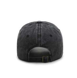Wholesale 6-Panel Adjustable Blank Washed Unstructured Low Profile Dad Hat Custom Embroidery Logo Cotton Strapback <b>Baseball</b> <b>Cap</b> - Product Image 5