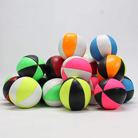 Lot de 4 panneaux professionnels et personnalisés, en pvc, PU, taille 5cm/ 6.3cm, blanc et bleu, emballage de boules de boxer, vente en gros