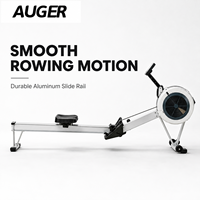 Rameur à air commercial pour entraînement cardio complet du corps, équipement de fitness avec moniteur de performance