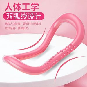 Yoga <b>Ring</b> Yoga <b>Stretching</b> Bracelet Purple PP Material Portable Back Exercise Shoulder Opening Fitness Tool - Product Image 5