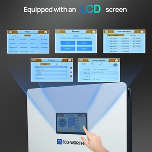 Hệ thống lưu trữ năng lượng mặt trời di động Lifepo4 Lithium gắn sàn gia đình 2025 51.2V 280Ah 15kWh 8000 chu kỳ 30KWh 50KWh - Product Image 5