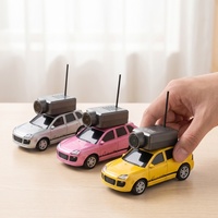 Voiture RC FPV miniature à l'échelle 1/64 avec caméra HD 720P, stabilisateur gyroscopique, mode VR, contrôle par application téléphonique, jouets de course de bureau