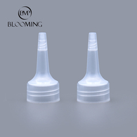 Bouchon de bec de buse longue 20/410 capuchon torsadé, capuchon supérieur torsadé en plastique à vis de 24mm, capuchon torsadé