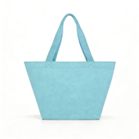 Bolsa de Mano de Lona de Algodón Reutilizable Ecológica Personalizada con Logotipo, Cierre de Cremallera de Alta Calidad, Reforzada para Compras