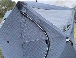 Sauna Portátil Cuadrada Móvil para Exteriores, Moderna Sauna de Invierno, Tienda de Sauna Personalizable con Orificio para Chimenea - Product Image 3