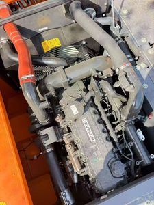 13.5 Ton Wheel Excavator Develon DX150W 0.76 m3 Bucket Orange Compact <b>Digger</b> for Construction and Municipal Work On Sale - Product Image 6