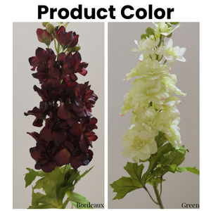 Flor de Delphinium Artificial de Tela de Seda Artificial Altamente Recomendada, Delphinium Artificial de 77 cm de Largo para Decoración del Hogar y Bodas - Product Image 3