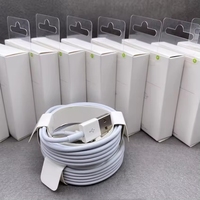Câble USB de Rechargement Rapide 1M 2M pour iPhone 5 6 7 8 X XR 11 12 13 14, Cordon de Chargeur iPhone en Gros avec Boîte de Vente au Détail
