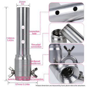 Élagueuse <span class=keywords><strong>télescopique</strong></span> en aluminium avec lame de scie en acier inoxydable, connecteur fileté en métal, <span class=keywords><strong>coupe</strong></span>-branches pour l'élagage des arbres fruitiers - Product Image 2