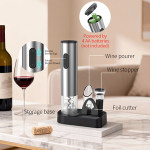 Ouvre-bouteille automatique le plus vendu, fonctionnant sur piles, en acier inoxydable, ensemble d'ouvre-bouteille électrique pour vin, pour usage en restaurant - Product Image 2