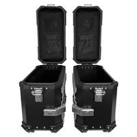 Supports latéraux CB400X et coffres arrière de moto en alliage d'aluminium de 38 L de qualité supérieure