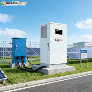 BLUESUN - Station de recharge solaire intégrée avec stockage de batterie pour la recharge rapide des véhicules électriques - Product Image 4