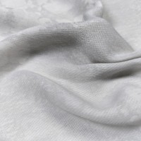 Rideaux en voile de fleurs européennes avec design classique et moderne Tulle transparent transparent pour salon, hôtel, café, tissé, motif plissé