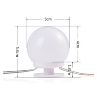 Ampoules LED avec 3 couleurs de lumière, 10 pièces, bâton lumineux personnalisé pour miroir de salle de bain et miroir cosmétique