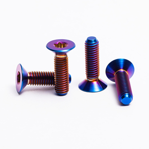 Tùy chỉnh gia công Titan rãnh Bu lông đầu chìm với Phụ Kiện Đầu phẳng ti 6al4v hoàn thiện đồng bằng - Product Image 3
