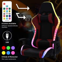 Chaise de jeu RGB ALINUNU à prix de gros pour salle de jeu, chaise de massage avec haut-parleurs