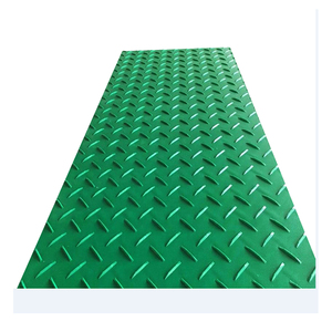 China buena calidad para arquitectura ISO certificado plástico HDPE 100 toneladas capacidad de carga alfombrillas temporales de acceso a tierra por carretera - Product Image 1