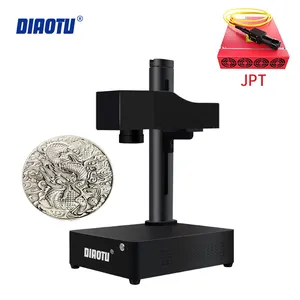 DIAOTU Portable Fiber laser marking machine 100W with RAYCUS JPT 30W 60W MOPA M7 Laser Marking Machine