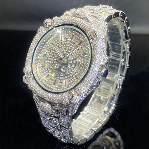 Montre MISSFOX pour femme, style européen et américain, hip-hop, boîtier en alliage, quartz, 10 mm, zircon incrusté à la main, design tête de mort, étanche - Product Image 6