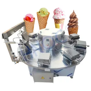 Hocheffiziente Eierrollenmaschine automatische elektrische Snack-Eierrolle-Rolle Biskuitherstellungsmaschine