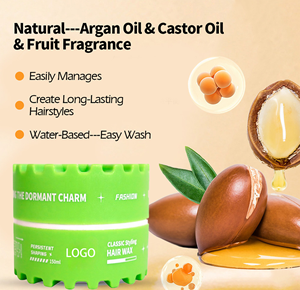 Gel coiffant professionnel unisexe personnalisé pour une tenue forte et texturisante 100g Vegan Échantillon <span class=keywords><strong>test</strong></span> - Product Image 4