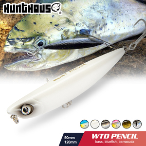Leurre de pêche de surface Sparrow Pencil 90/120mm 11.5/26g, Stickbaits et Top Walkers pour la pêche au bar - Product Image 1