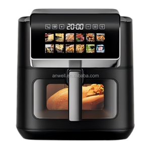 ANWELL Hot Selling 5L /6L/8L Air Fryer LED Touch Screen <strong>Airfryers</strong> 8 Preset Menus 304 Heating Tube Household Air Fryer OEM ODM - Product Image 6