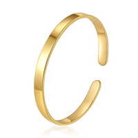 Bracelets Manchette en Acier Inoxydable Anti-ternissement pour Femme, Personnalisables, par Resoul Engraving Blanks Jewelry