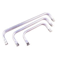 Cadre de sac à main en métal DIY, fermoir à pression, cadre carré pour sac, intérieur en aluminium, cadre tubulaire en forme de U pour la fabrication de sacs à main