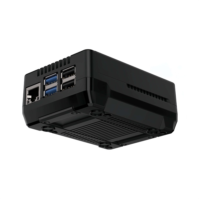 Argon NEO 5 Aluminum Case with PWM Cooling Fan Supports SD Card Expansion for Raspberry Pi 5