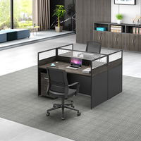 Poste de travail moderne 2 places, bureau d'ordinateur