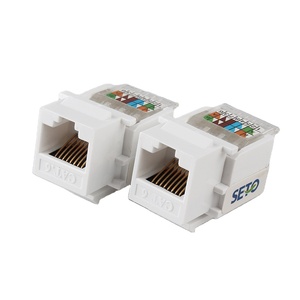 Bán buôn RJ45 Keystone Jack Cat6 kết nối với màu sắc mã hóa hệ thống dây điện <span class=keywords><strong>schema</strong></span> Snap trong đứng - Product Image 1