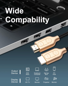 Câble HDMI <span class=keywords><strong>4K</strong></span> à fibre optique active AOC Signalisation numérique bon marché Prise en charge du <span class=keywords><strong>lecteur</strong></span> <span class=keywords><strong>DVD</strong></span> <span class=keywords><strong>4K</strong></span> Vidéo Internet-PVC Cuivre 5mm OD 50m 3D - Product Image 4