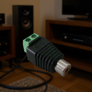 Rca <b>Socket</b> To <b>Screw</b> Terminal Adapter For Audio Video Connectors - Product Image 2