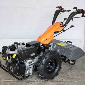 Cultivateur rotatif polyvalent 2 roues motrices, facile à utiliser, tracteur <span class=keywords><strong>de</strong></span> jardin à conducteur marchant, petit tracteur. - Product Image 2