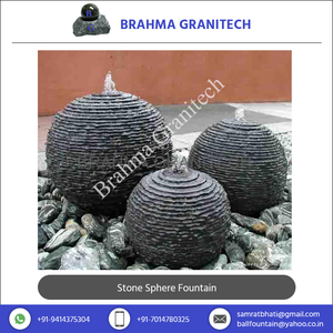 Fuentes de bolas giratorias de esfera de piedra hechas en fábrica al mejor precio para decoraciones de jardín - Product Image 5