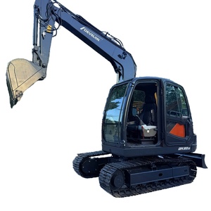 Excavatrice d'occasion DEVELON DX80D, poids opérationnel de 8 tonnes, avec godet de 0,3 m³, pelle sur chenilles hydraulique d'occasion de haute qualité - Product Image 1
