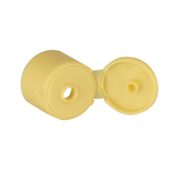 Bouchon à vis Flip-Top personnalisé Couvercles en plastique 18mm 20mm 24mm 28mm Tailles PP Matériau Tubes Crèmes Fermetures d'emballage Conception nervurée