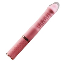 Vibrateur télescopique pour femmes, contrôle à un bouton, 45 points, silencieux, jouet sexuel pour adultes, vente en gros