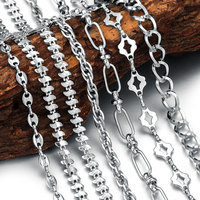 Vente en gros de bijoux tendances en acier inoxydable plaqué argent, pendentif en forme de crabe, pendentif hip hop, accessoire de fabrication de colliers et bracelets