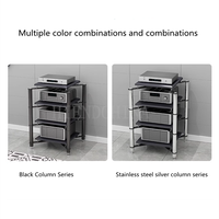 Cadre en acier DK-020 amplificateur de puissance armoire support de son support de son trépied absorbant les chocs équipement d'armoire de son