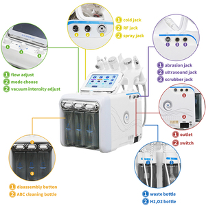 Appareil portable de nettoyage du visage Hydra, machine de peeling aquatique, jet d'oxygène, microdermabrasion hydro, machine de soin du visage - Product Image 5