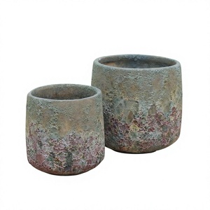 Pots en céramique vietnamienne personnalisés, pas chers, émaillés, pour espaces verts, emballage sur mesure - Product Image 1