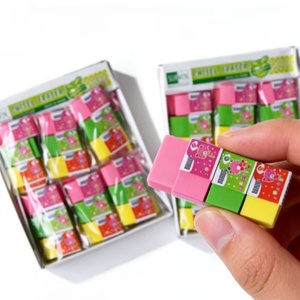 Promotion Gomme à effacer classique colorée en forme de ciseau, fournitures scolaires en gros, gomme mignonne pour enfants, mini-gommes en lot, articles de papeterie de bureau - Product Image 2