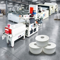Máquinas Cortadoras de Papel Higiénico WD, Máquina Rebobinadora de Rollos de Papel Higiénico, Máquina Automática para Fabricar Papel Higiénico Sanitario