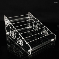 Organisateur de bijoux empilable en acrylique DAYU pour bracelets, breloques, boucles d'oreilles, bagues - Présentoir transparent pour perles Modèle DY1105
